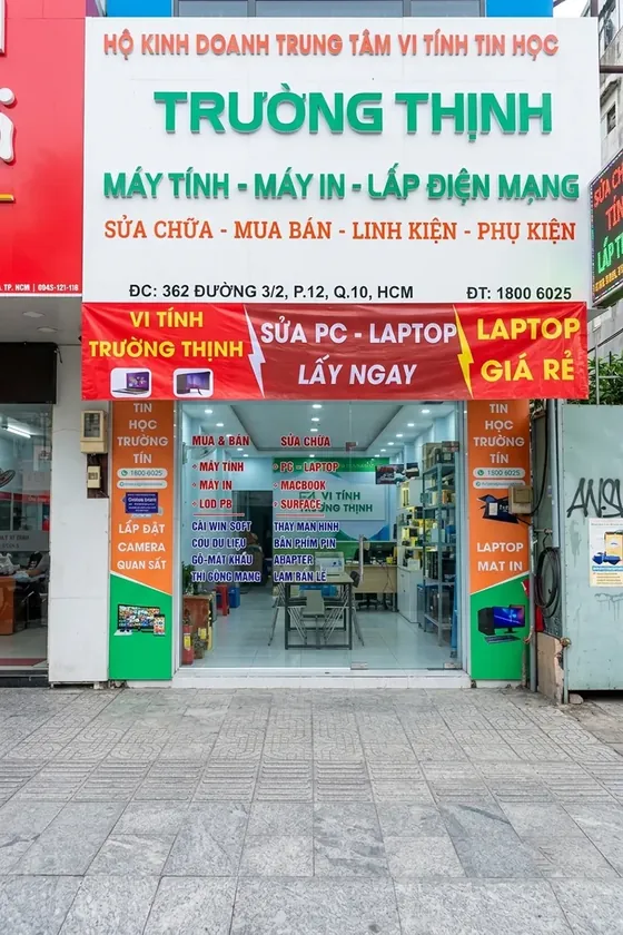 Mặt tiền cửa hàng tại 362 Đường 3/2, Quận 10, TP.HCM