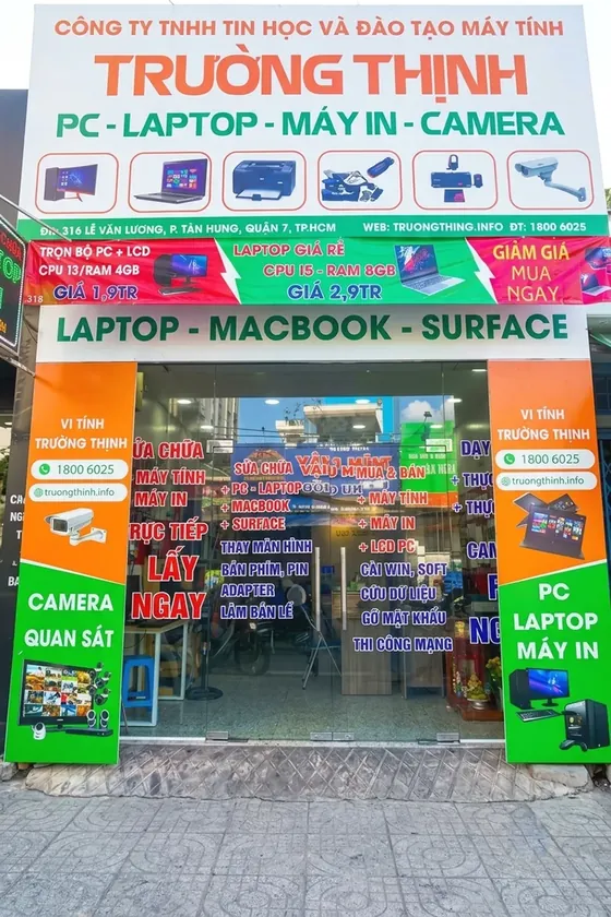 Mặt tiền cửa hàng tại 318 Lê Văn Lương, Quận 7, TP.HCM